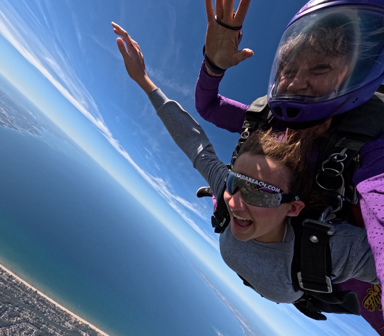 Aliyah skydiving